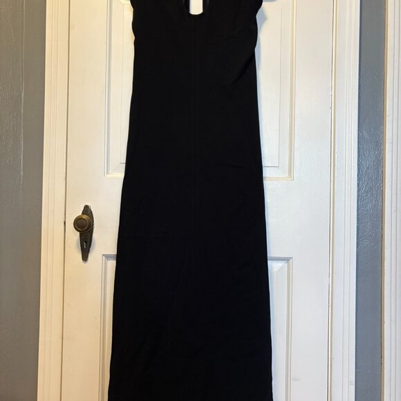 NWT Proenza Schouler Black Cutout Midi Dress Size 4 Luxury Designer Style - Picture 3 of 8